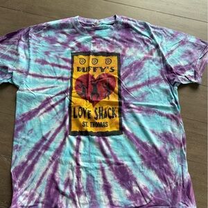 Vintage Duffy’s Love Shack Tie-Dye Short Sleeve Tee